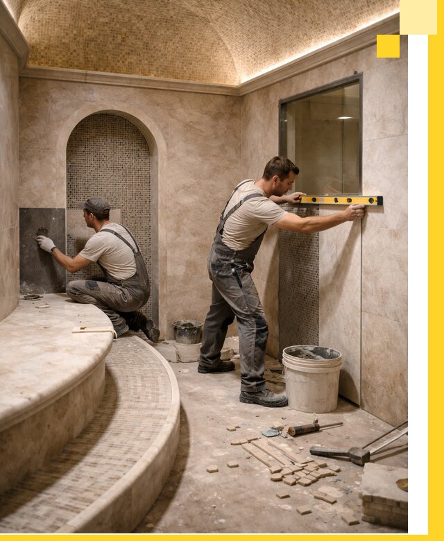 Проектирование и строительство саун с хамамом под ключ в Долгопрудном