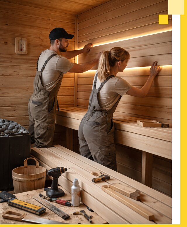 Дизайн саун и бань под ключ с индивидуальным проектом в Долгопрудном