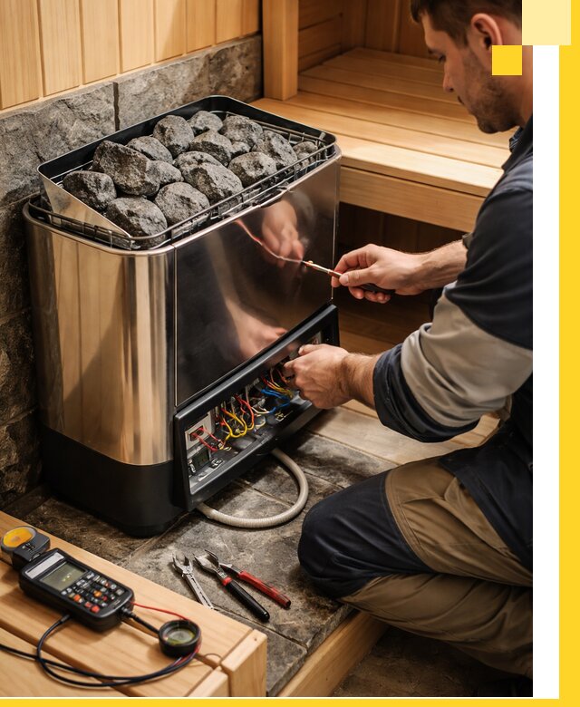 Продажа и установка электрокаменок для саун в Долгопрудном