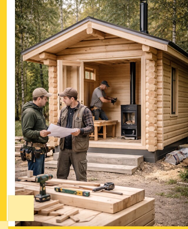 Монтаж бань под ключ в Долгопрудном — от 202920 р. | ЭриданДлг