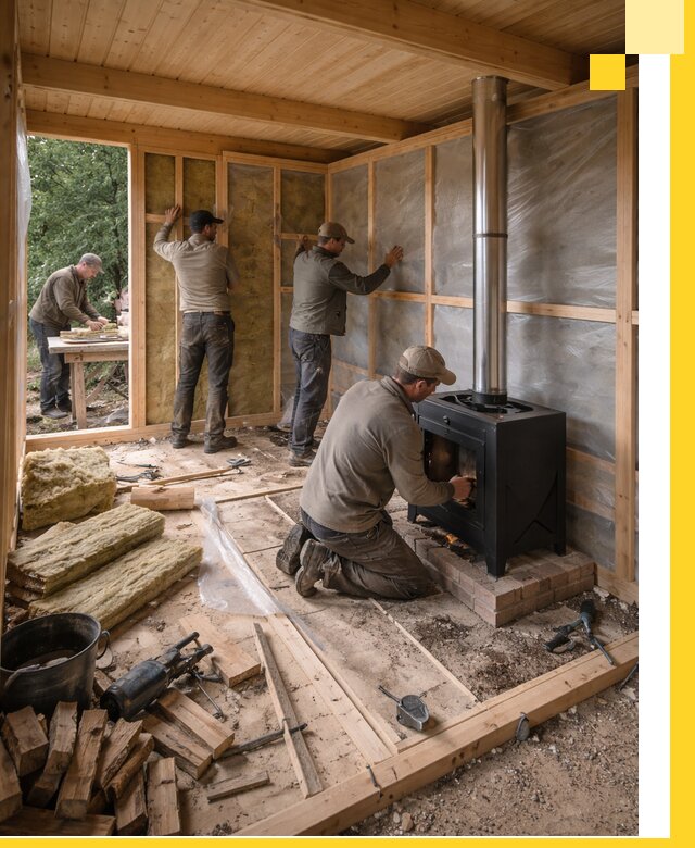 Профессиональный монтаж бань под ключ в Долгопрудном для дома