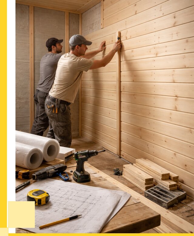 Обшивка бани вагонкой в Долгопрудном от 1218 р., ЭриданДлг