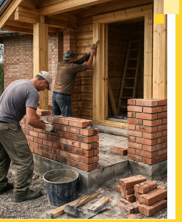 Строительство кирпичных бань под ключ в Долгопрудном с гарантией качества