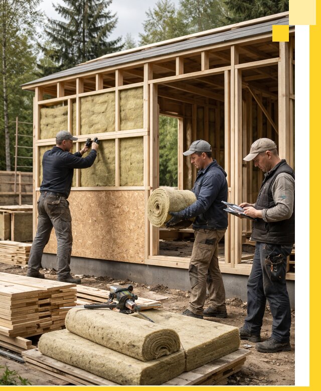 Проектирование и строительство каркасных бань в Долгопрудном под ключ