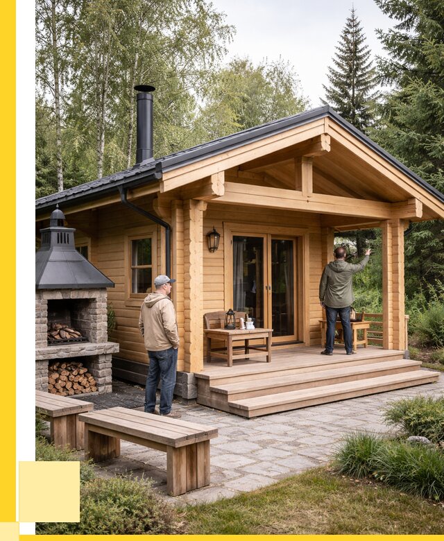 Деревянные бани под ключ в Долгопрудном от 456570 р. | ЭриданДлг