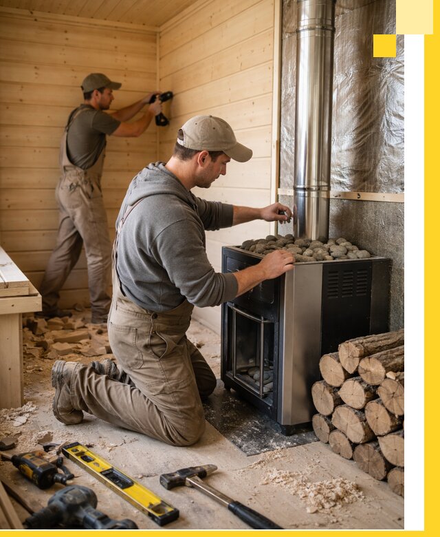 Строительство деревянных бань под ключ в Долгопрудном проекты и монтаж