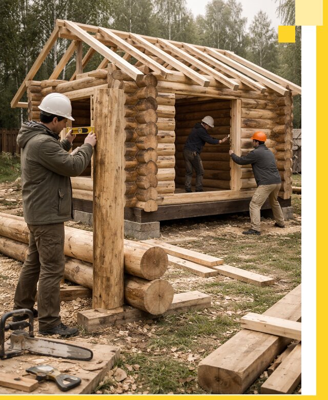 Строительство бань для дачи под ключ в Долгопрудном с доставкой и монтажом