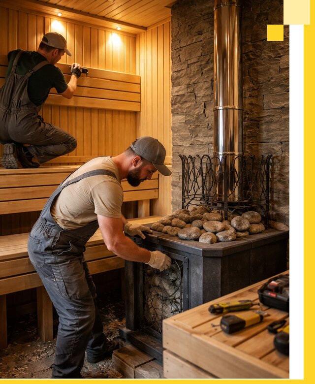 Комплексный дизайн бань, саун и зон отдыха в Долгопрудном