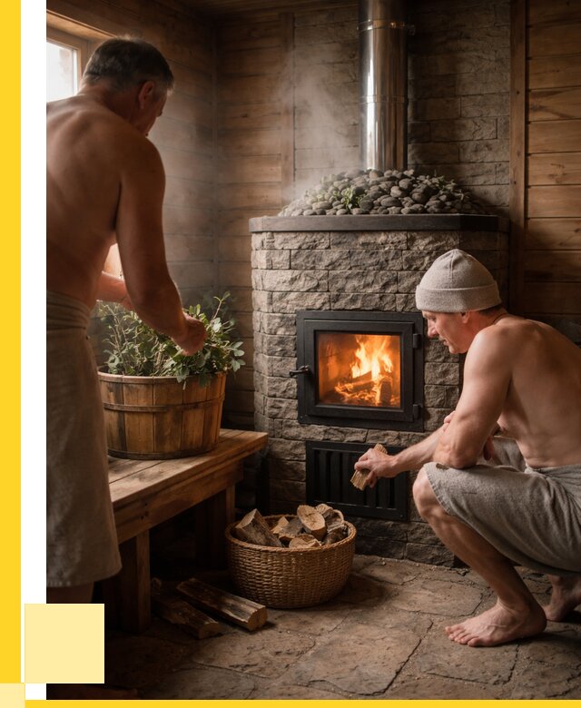 Банные печи под ключ в Долгопрудном от 45657 р. | ЭриданДлг кирпичная