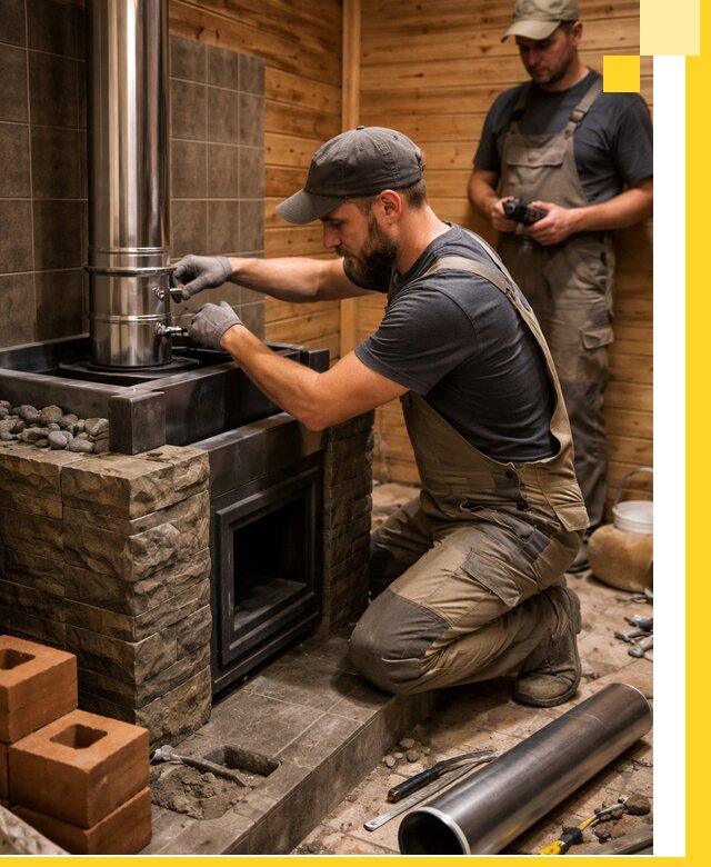 Изготовление и установка банных печей под ключ в Долгопрудном