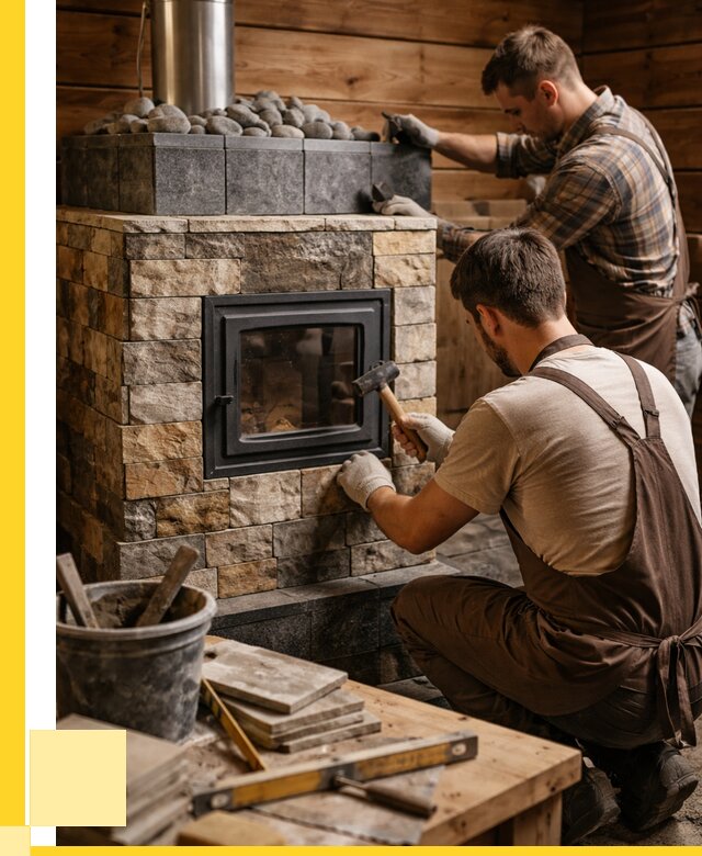 Облицовка банной печи в Долгопрудном от 15219 р. | ЭриданДлг