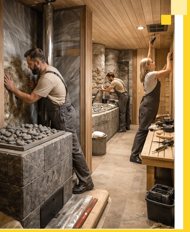 Строительство бань и SPA процедур в Долгопрудном под ключ и отделкой