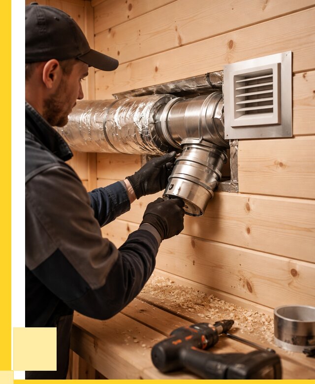 Монтаж вентиляции бани в Долгопрудном от 12175 р. | ЭриданДлг