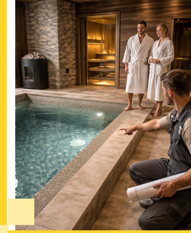 Проект бани с бассейном под ключ в Долгопрудном от 65949 р. | ЭриданДлг