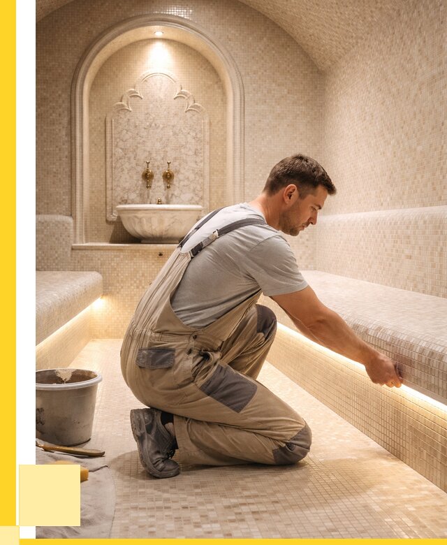 Отделка хамамов под ключ в Долгопрудном от 5580 р. | ЭриданДлг