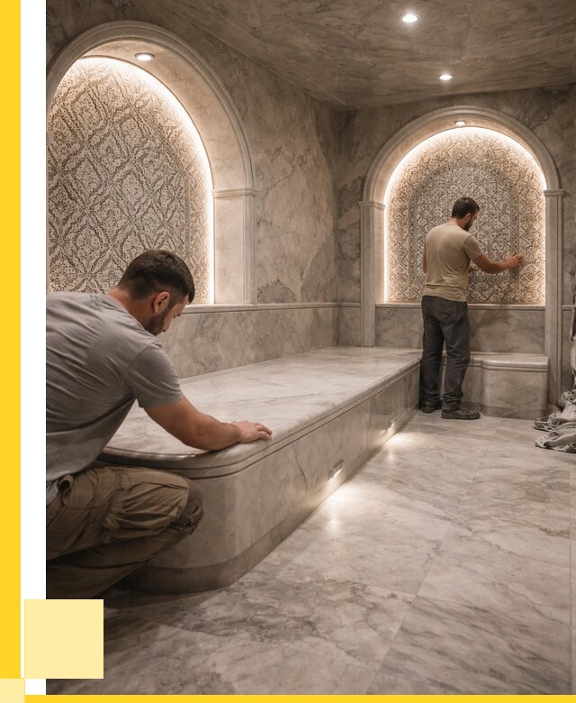 Турецкие бани под ключ в Долгопрудном от 253650 р. | ЭриданДлг