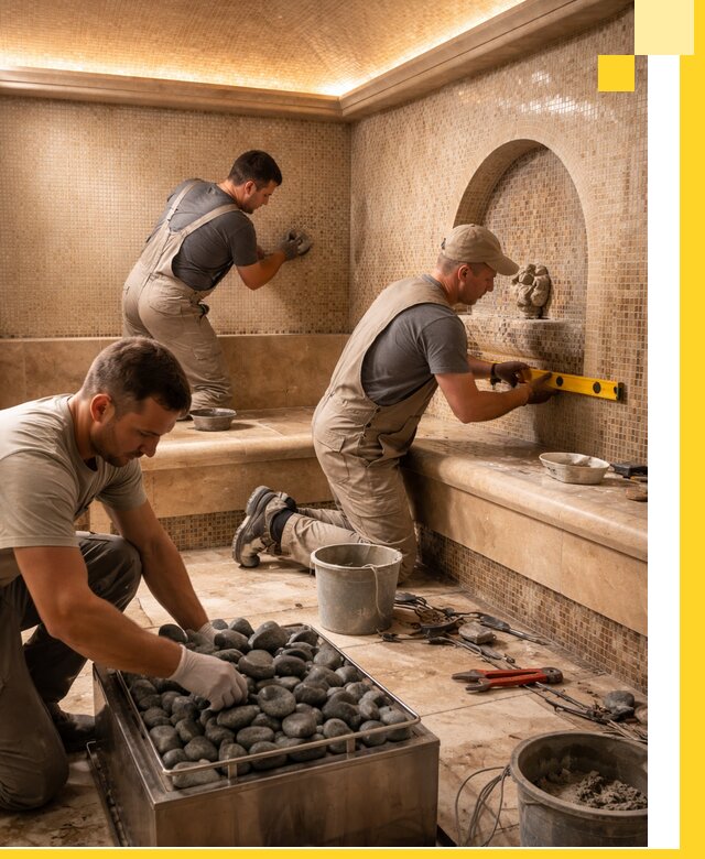 Проектирование и строительство хамама и сауны в Долгопрудном