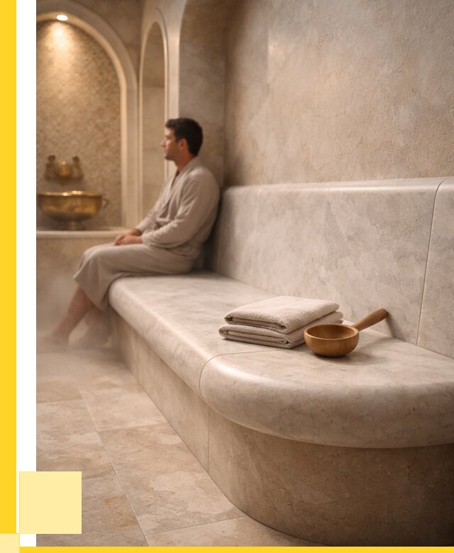 Сиденья для хамама в Долгопрудном под ключ от 12175 р. | ЭриданДлг