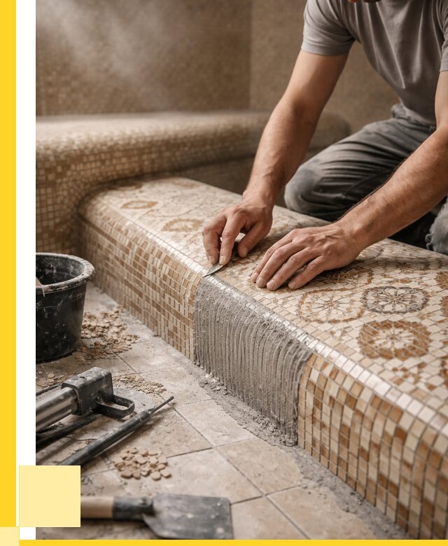 Плитка для хамама под ключ в Долгопрудном от 3551 р. | ЭриданДлг