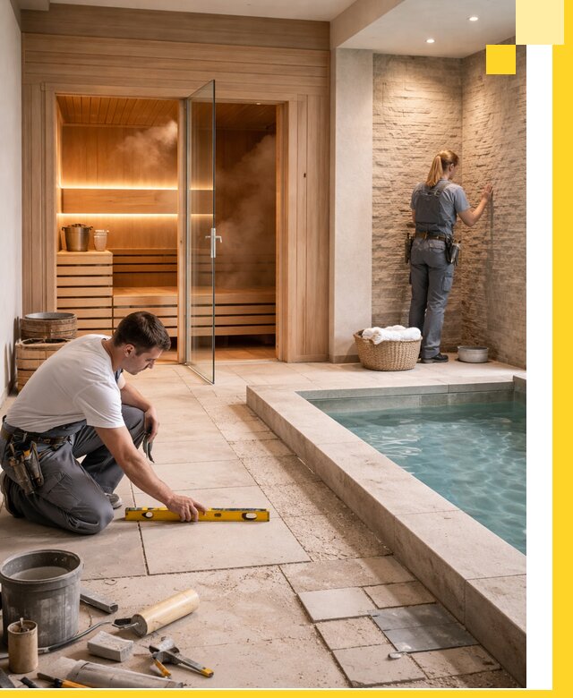 Комплексный дизайн и отделка интерьеров SPA под ключ в Долгопрудном